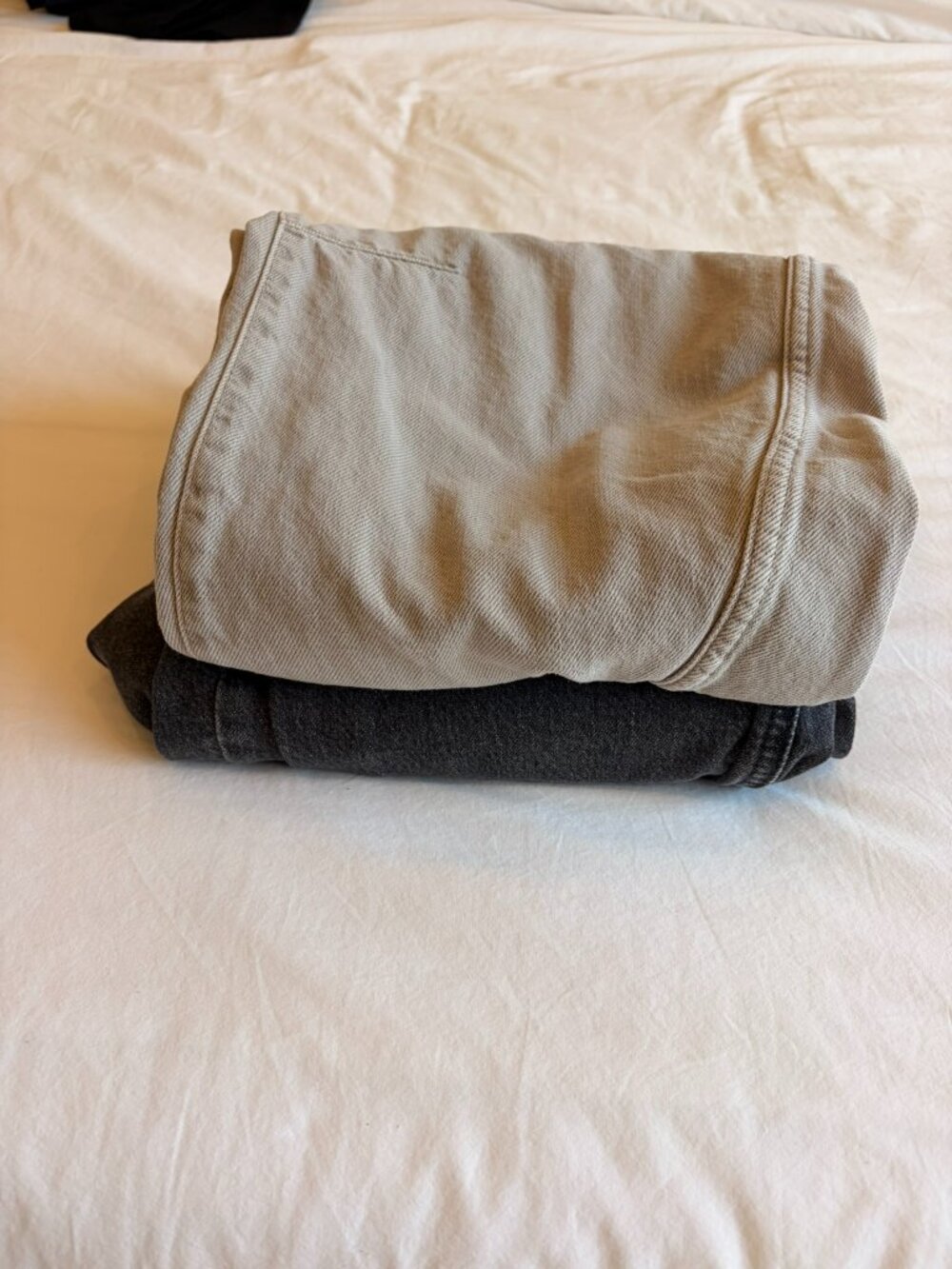 Gap Stretch Barrel Pants Jeans (2) Grey perfect for Maternity